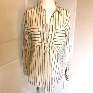 Equipment lace-up blouse, XS